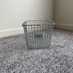 Vintage Medart Lockers Industrial Wire Gym Basket